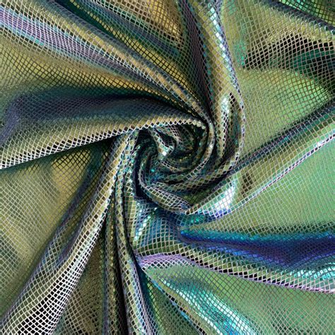 iridescent metallic mesh fabric|green iridescent fabric.